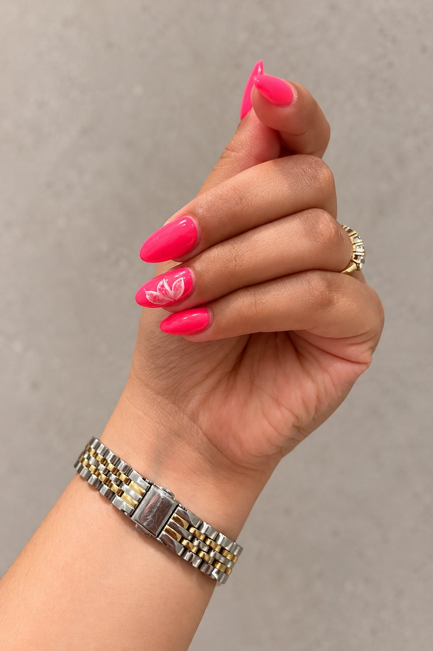 Bright pink